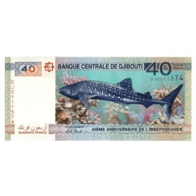 Djibouti 40 Francs 2017 Banknote World Paper Money UNC Condition Currency Bill Note