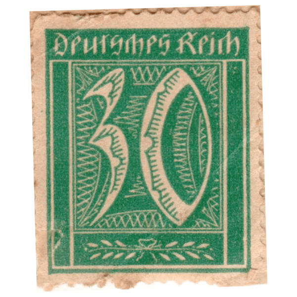 Germany Stamp Postage 1921 5Aed (2)