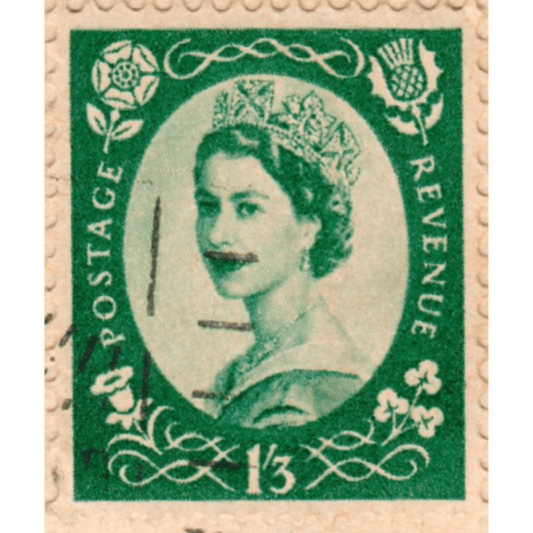 Great Britain Queen Elizabeth II Stamp Postage 1952 5Aed