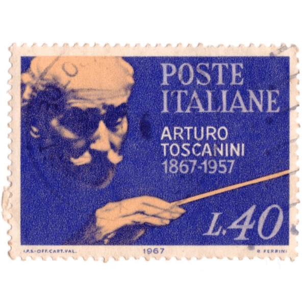 ITALY - 1967 - Arturo Toscanini, Conductor (1867-1957) AED 10