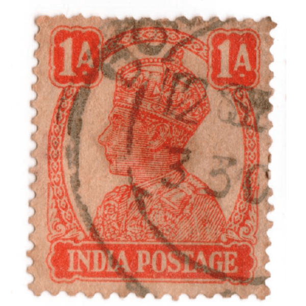 India King George VI 1a 1940 5Aed (2)