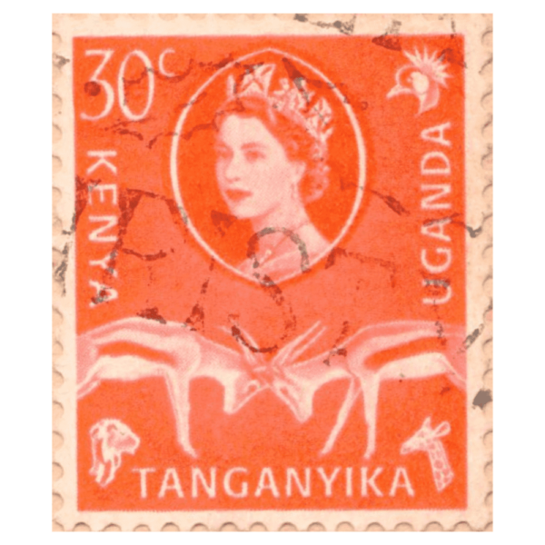 Kenya-Uganda-and-Tanganyika-Queen-Elizabeth-II-30c-1960-5Aed-1