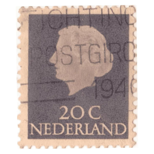 NETHERLANDS – CIRCA 1946 A stamp printed in the Netherlands showing it s value of 3 cent, circa 1946 nnn