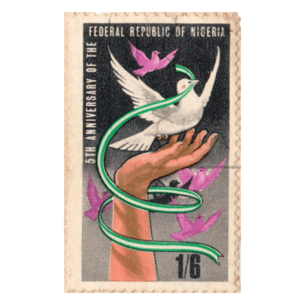 NIGERIA-Federal-Republic-Hand-and-Peace-Doves-1968-5Aed