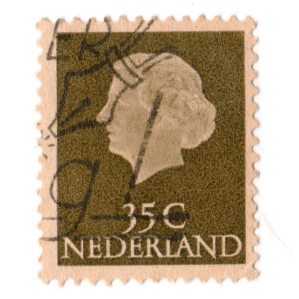 Netherlands OTN - 1953 35c Queen Juliana AED 5