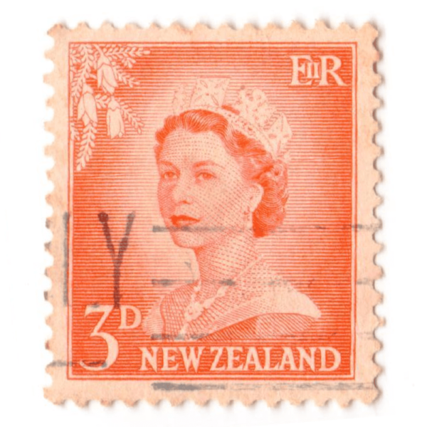 New Zealand 1953 Queen Elizabeth AED 3