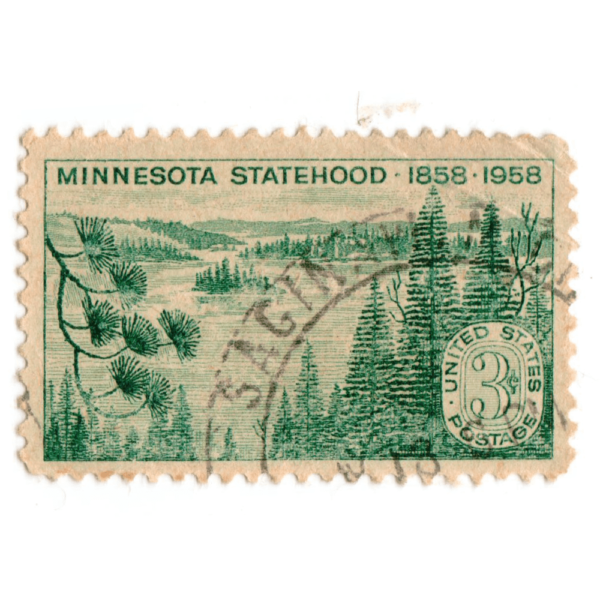 USA - 1958 - The 100th Anniversary of Minnesota Statehood AED 5