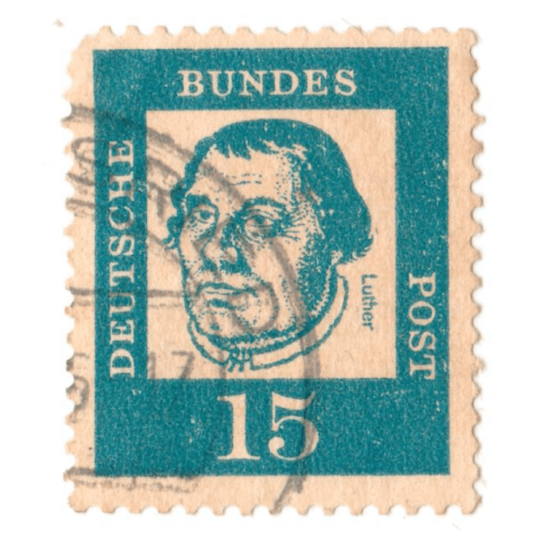 West Germany - 1961 Famous Germans Martin Luther 15Pfg AED 5