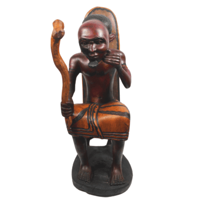 Seated African Male Figure