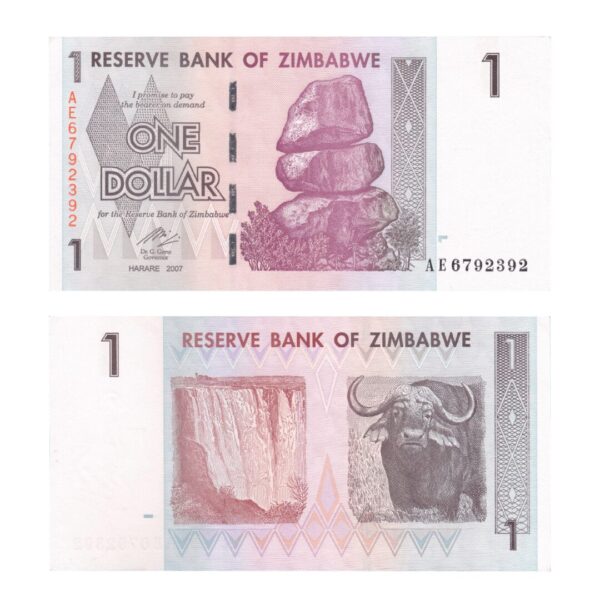 1 Dollar Zimbabwe 2007 1