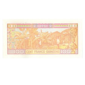 100 Francs Guinea 2012 1 back