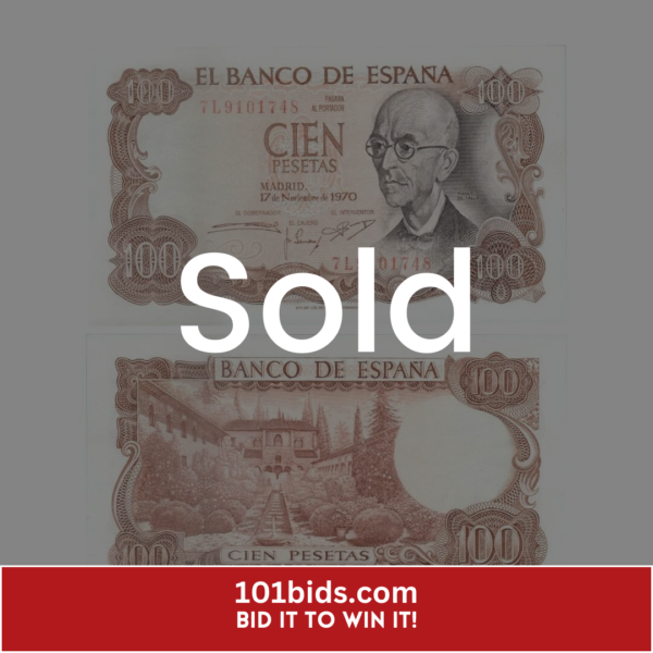 100-Pesetas-Spain-1970-1 sold