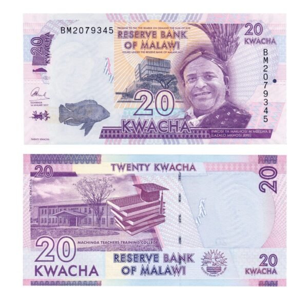 20 Kwacha Malawi 2017 1