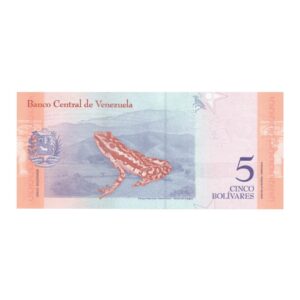 5 Bolívares Venezuela 2018 1 back