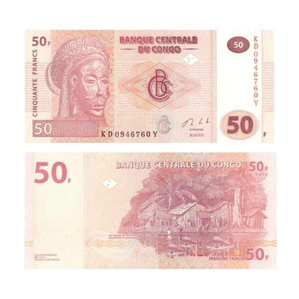 50 Francs Democratic Republic of the Congo 2013 2