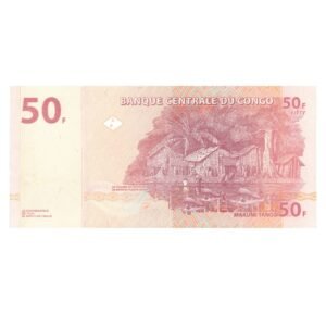 50 Francs Democratic Republic of the Congo 2013 2 back