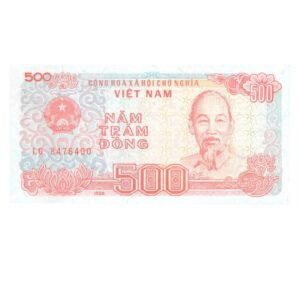 500 Dong Vietnam 1988 2 front
