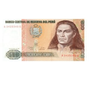 500 Intis Peru 1987 1 front