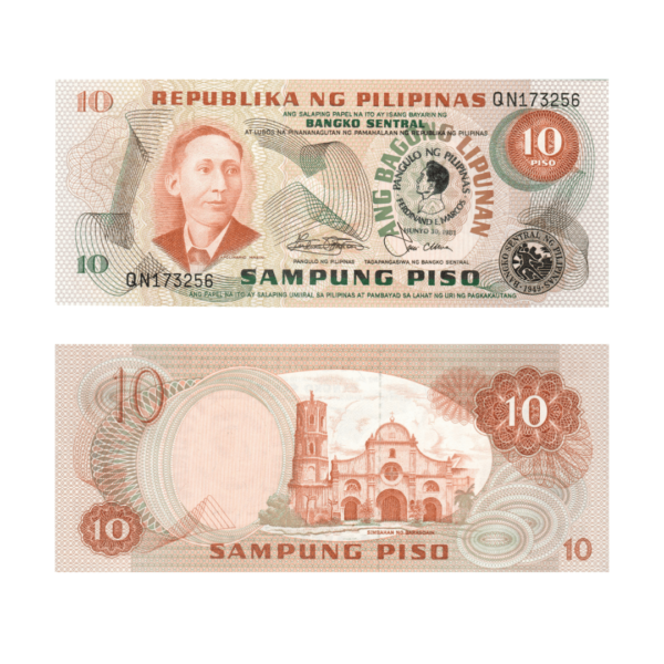 10 Pesos Philippines 1981