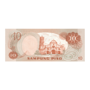 10 Pesos Philippines 1981 back