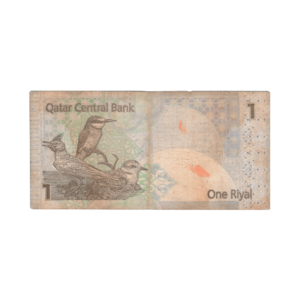 1 Riyal Qatar 2003 UNC Condition back