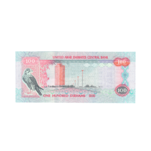 100 Dirhams (Year of Zayed) United Arab Emirates 2018 786 Special Note (UNC Condition) 2 back