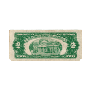 2 Dollars United States of America 1953 UNC Condition back