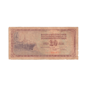 20 Dinara Yugoslavia 1978 UNC Condition front