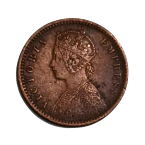 India British 1-12 Anna 1897 front