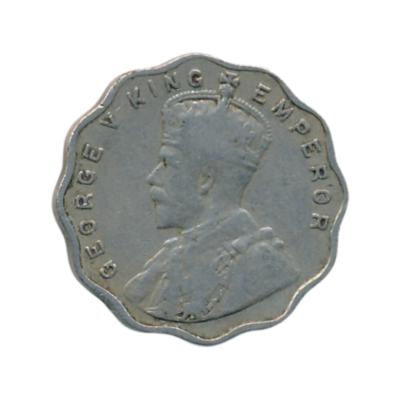 India British 1 Anna 1914