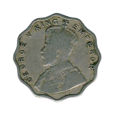 India British 1 Anna 1924