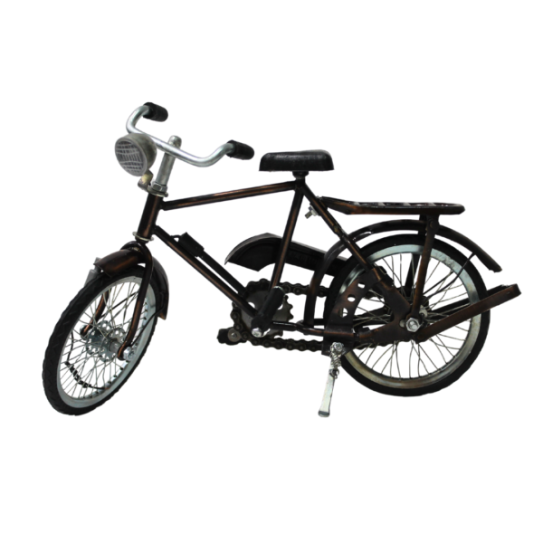 Black And Bronze Metal Bicycle – Bicycle Statue