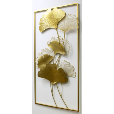 Gold Color Metal Flowers Frame