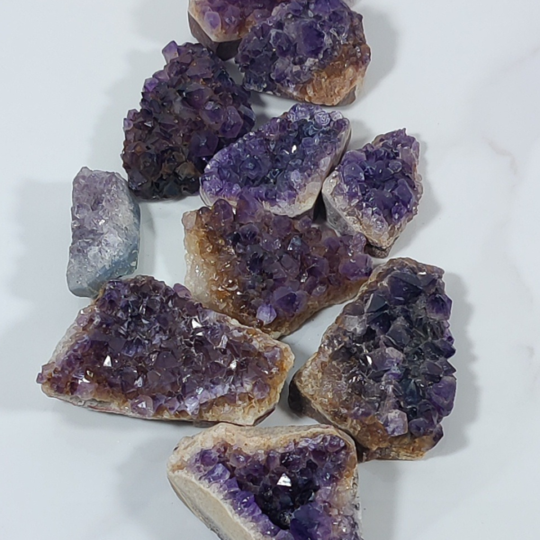 1 Set of Amethyst Crystal Cluster