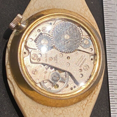 1970s Baseball Themed Mechanical Watch with an Exhibition