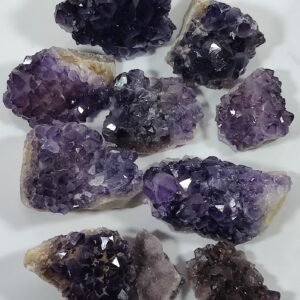 2 Set of Amethyst Crystal Cluster 2
