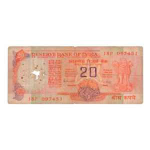 20 Rupees India Banknote 1985 front