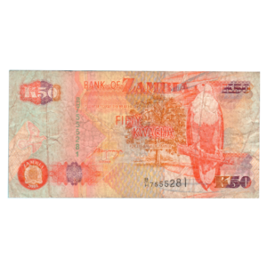50 Kwacha Zambia 2001 Banknote front