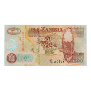 500 Kwacha Zambia 2003 Banknote front