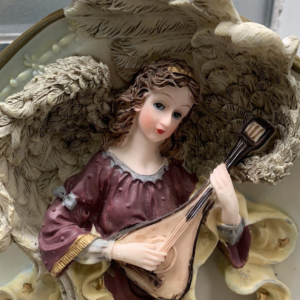 Angel Plate Handcrafted 3D with Stand Vintage Holiday 7 Wall Home Decor Hanger cover 2
