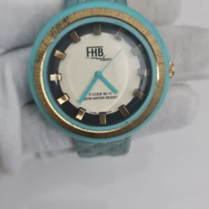 Felix Huber Basel Swiss Stainless Steel Back & Genuine Leather Wrist Watch