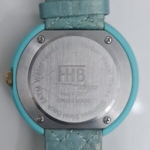 Felix Huber Basel Swiss Stainless Steel Back & Genuine Leather Wrist Watch 7