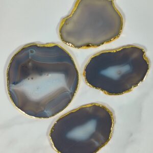 Natural Agate Coasters Bar Beer Coffee Tea Coaster Set of 4 Coasters Perfect Table Accessories Tableware 3