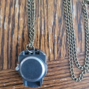 Retro Personality Skull Quartz Pocket Watch Men's with Pendant Chain NEW 3