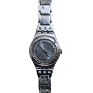 Swiss Made Swatch Irony Special Bracelet Quartz Women Watch AG 2003 Silver 1