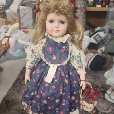 Vintage Krista Porcelain Doll