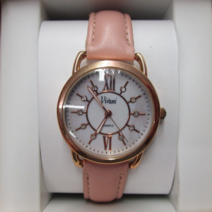 Vivani Ladies Quartz Watch Rose Gold Tone Pearlized Dial cover