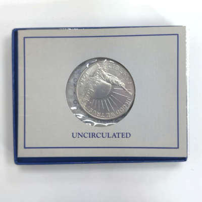1986 US Statue of Liberty Uncirculated Half Dollar Commemorative Coin