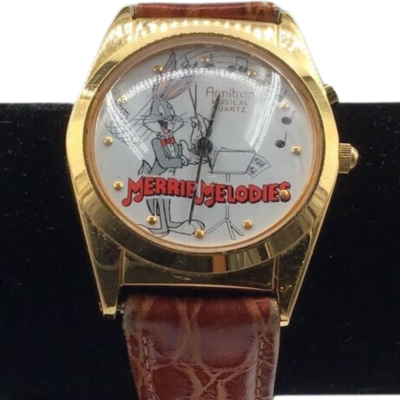 1990 COLLECTOR’S ARMITRON LOONEY TOONS BUGS BUNNY MERRIE MELODIES WATCH