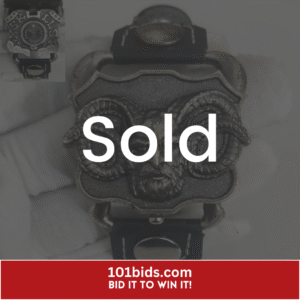 Hard Tech 1483 XSkulls Stainless Steel Back Wristwatch